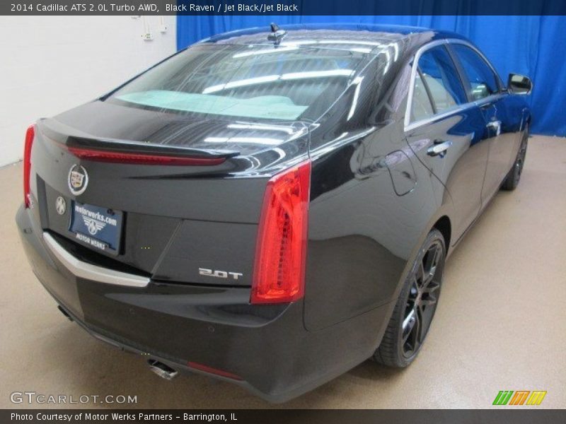 Black Raven / Jet Black/Jet Black 2014 Cadillac ATS 2.0L Turbo AWD