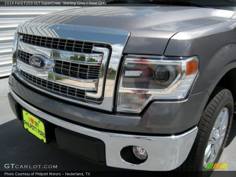 Sterling Grey / Steel Grey 2014 Ford F150 XLT SuperCrew