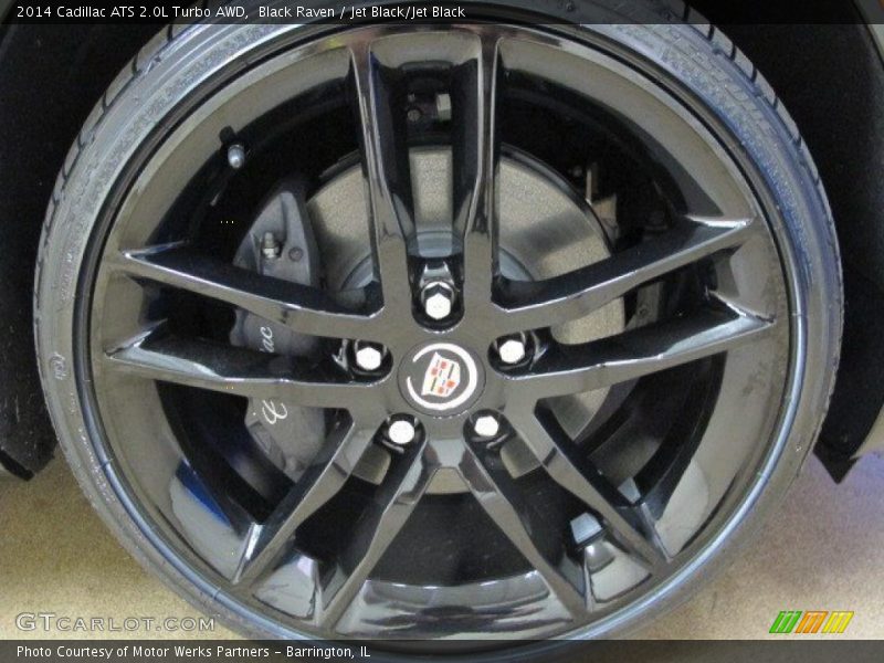 Black Raven / Jet Black/Jet Black 2014 Cadillac ATS 2.0L Turbo AWD