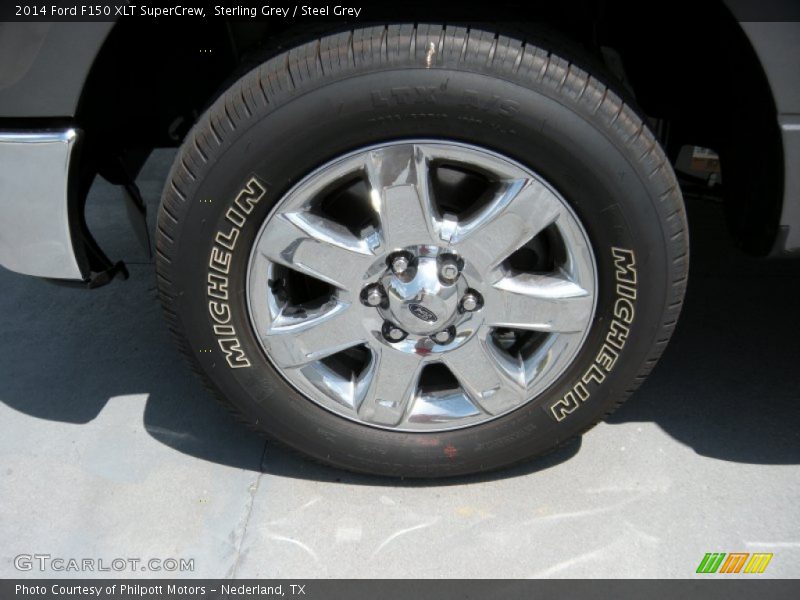Sterling Grey / Steel Grey 2014 Ford F150 XLT SuperCrew
