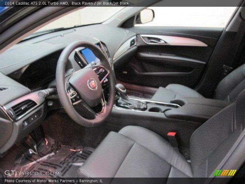 Black Raven / Jet Black/Jet Black 2014 Cadillac ATS 2.0L Turbo AWD