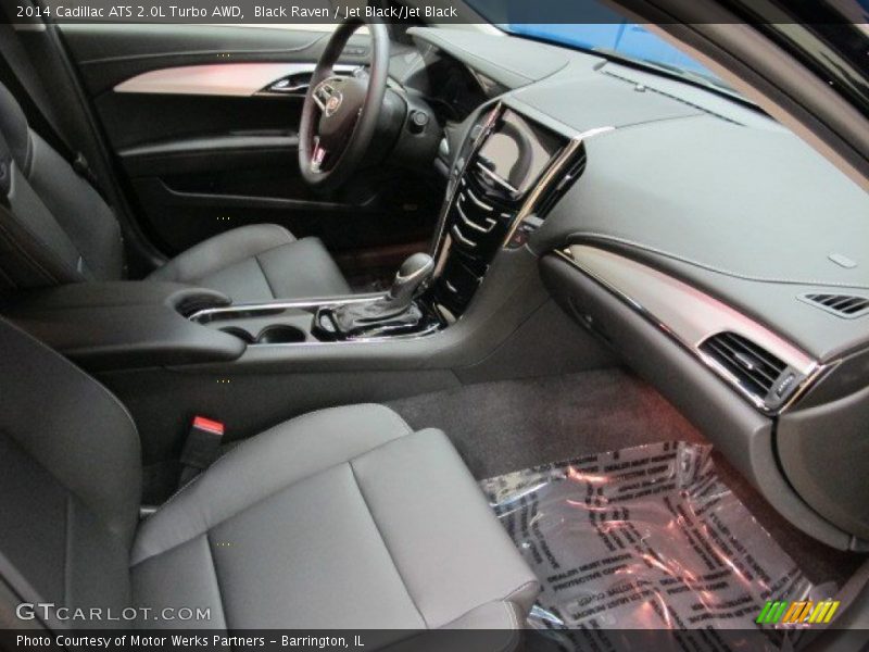 Black Raven / Jet Black/Jet Black 2014 Cadillac ATS 2.0L Turbo AWD