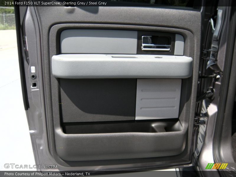 Sterling Grey / Steel Grey 2014 Ford F150 XLT SuperCrew