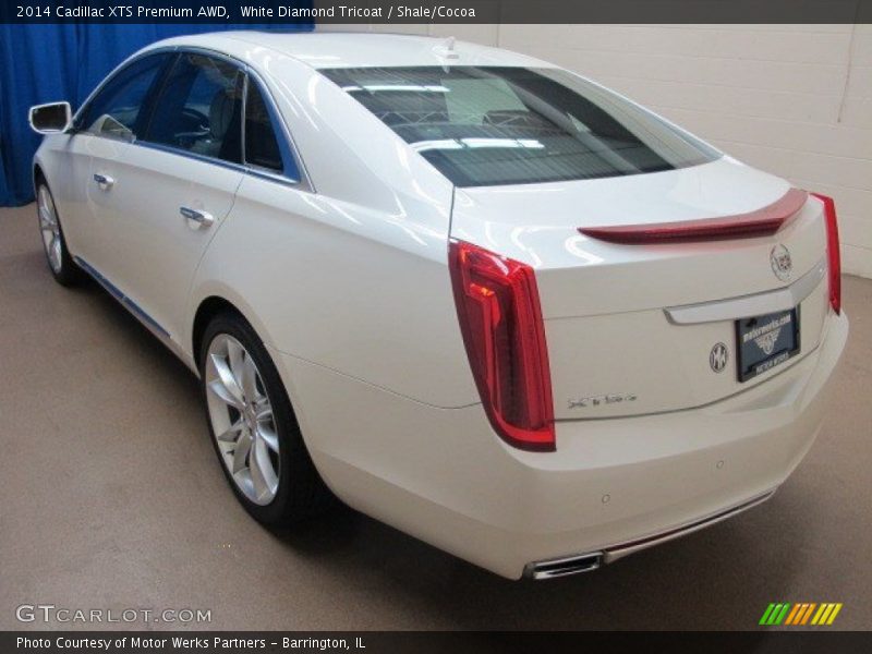 White Diamond Tricoat / Shale/Cocoa 2014 Cadillac XTS Premium AWD