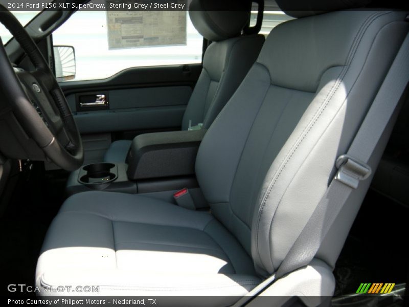 Sterling Grey / Steel Grey 2014 Ford F150 XLT SuperCrew
