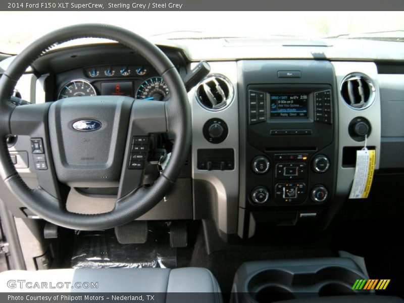 Sterling Grey / Steel Grey 2014 Ford F150 XLT SuperCrew