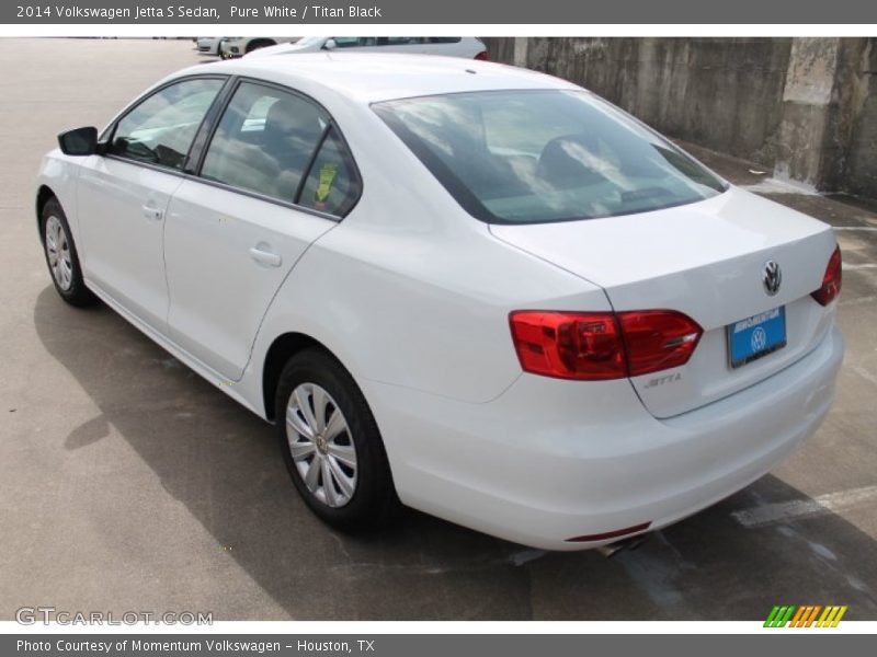 Pure White / Titan Black 2014 Volkswagen Jetta S Sedan