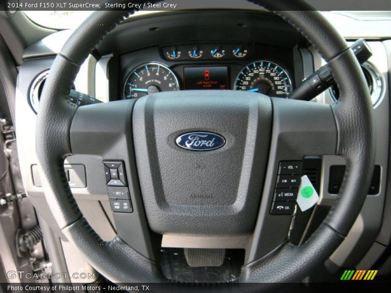 Sterling Grey / Steel Grey 2014 Ford F150 XLT SuperCrew