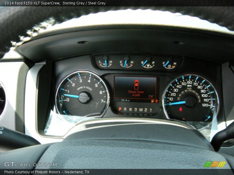 Sterling Grey / Steel Grey 2014 Ford F150 XLT SuperCrew