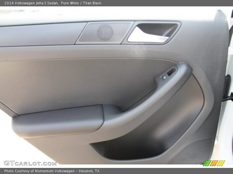 Pure White / Titan Black 2014 Volkswagen Jetta S Sedan