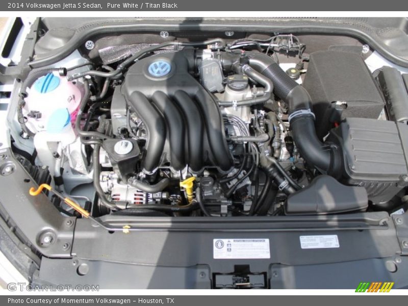 Pure White / Titan Black 2014 Volkswagen Jetta S Sedan