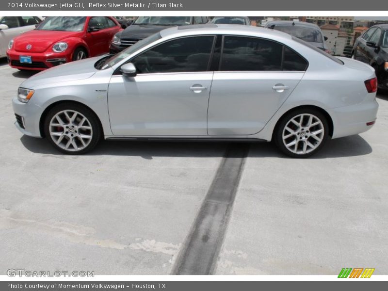 Reflex Silver Metallic / Titan Black 2014 Volkswagen Jetta GLI