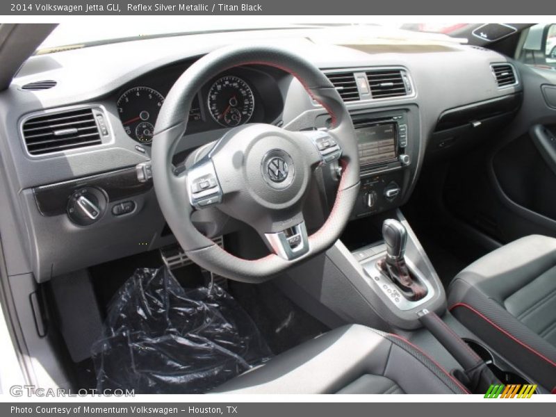 Reflex Silver Metallic / Titan Black 2014 Volkswagen Jetta GLI