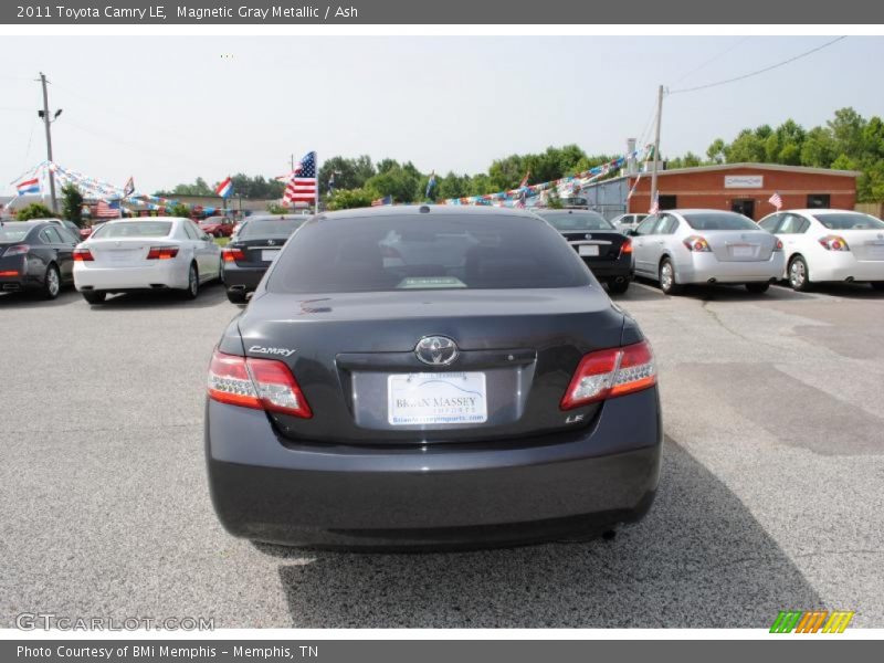Magnetic Gray Metallic / Ash 2011 Toyota Camry LE