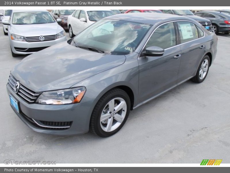 Platinum Gray Metallic / Titan Black 2014 Volkswagen Passat 1.8T SE