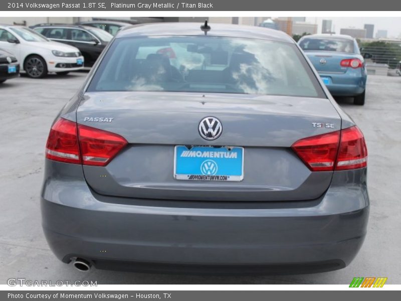 Platinum Gray Metallic / Titan Black 2014 Volkswagen Passat 1.8T SE