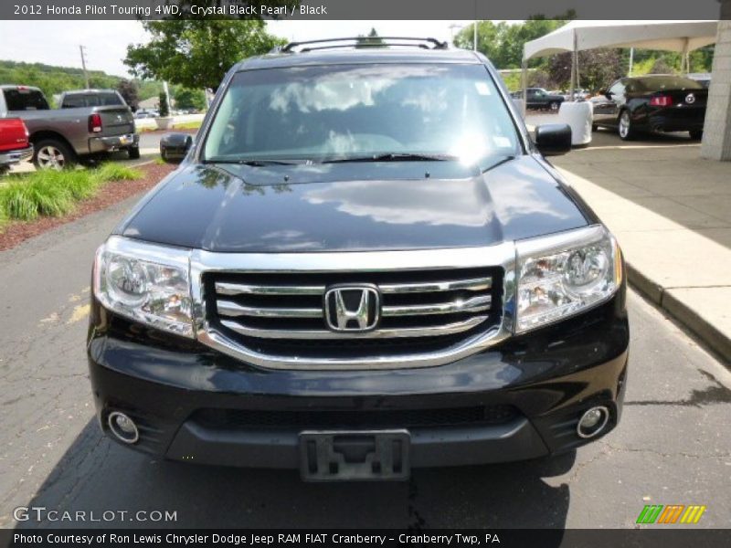 Crystal Black Pearl / Black 2012 Honda Pilot Touring 4WD