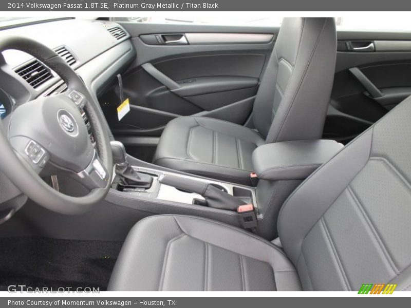 Platinum Gray Metallic / Titan Black 2014 Volkswagen Passat 1.8T SE