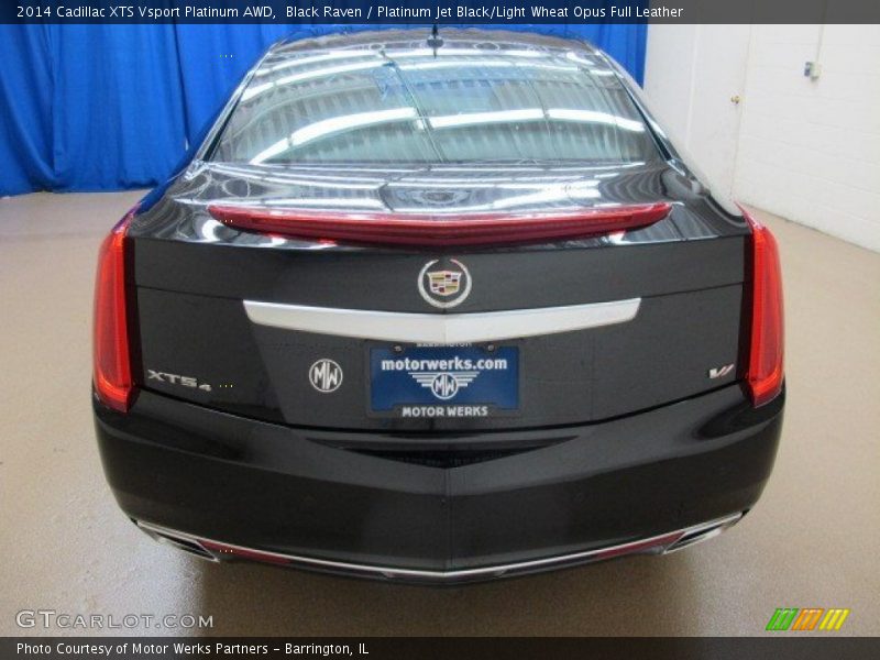 Black Raven / Platinum Jet Black/Light Wheat Opus Full Leather 2014 Cadillac XTS Vsport Platinum AWD