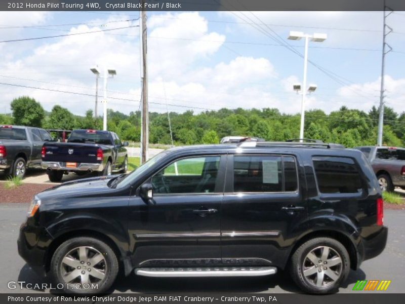 Crystal Black Pearl / Black 2012 Honda Pilot Touring 4WD