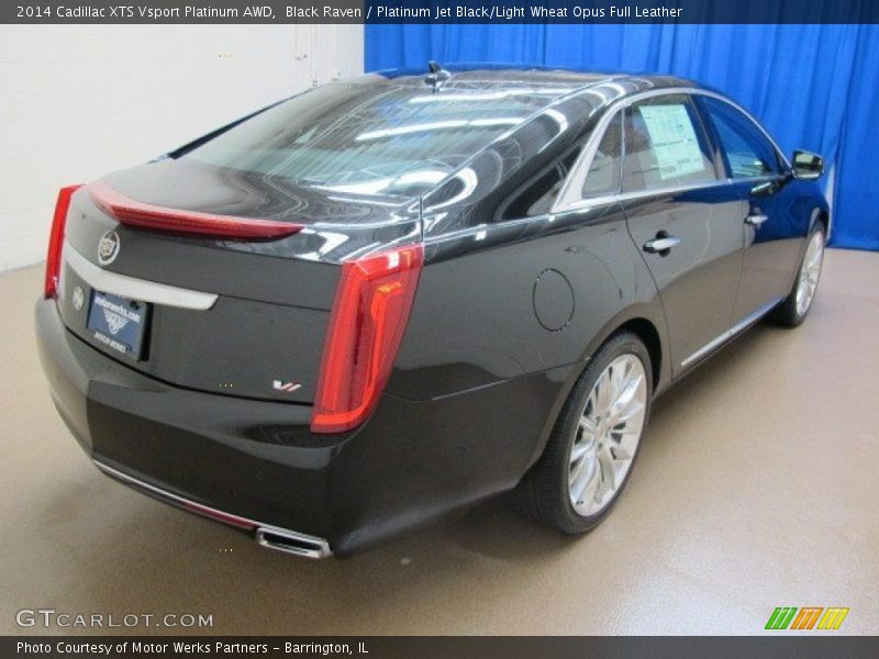 Black Raven / Platinum Jet Black/Light Wheat Opus Full Leather 2014 Cadillac XTS Vsport Platinum AWD