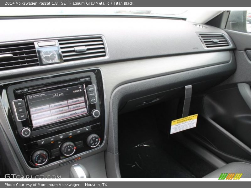 Platinum Gray Metallic / Titan Black 2014 Volkswagen Passat 1.8T SE