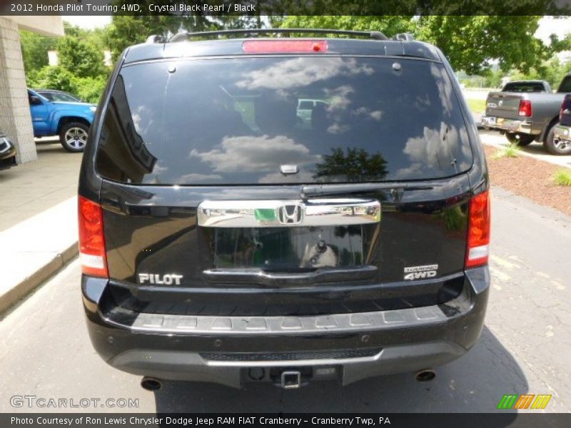 Crystal Black Pearl / Black 2012 Honda Pilot Touring 4WD