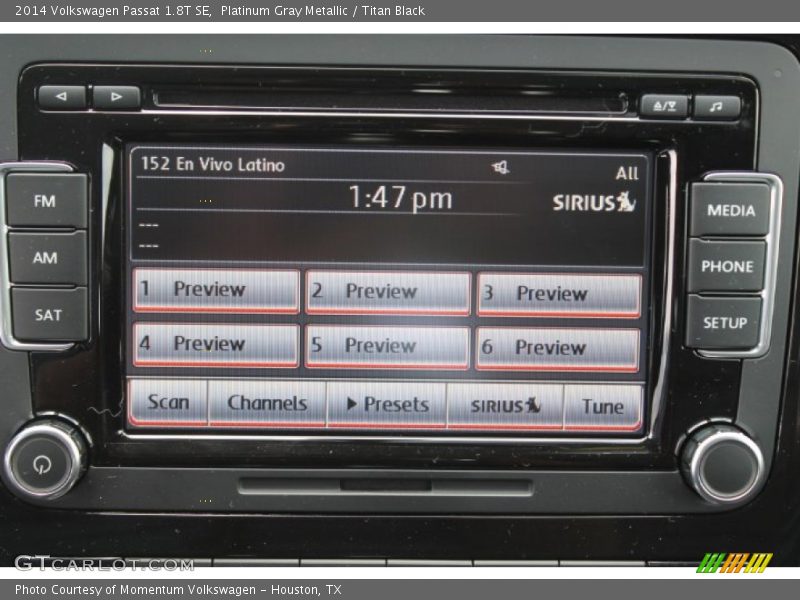 Platinum Gray Metallic / Titan Black 2014 Volkswagen Passat 1.8T SE