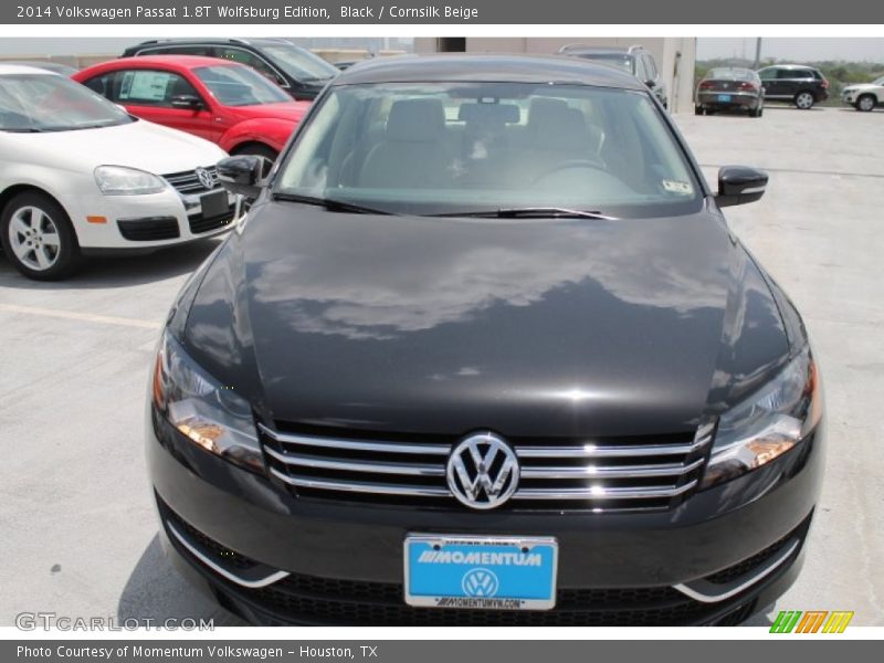 Black / Cornsilk Beige 2014 Volkswagen Passat 1.8T Wolfsburg Edition
