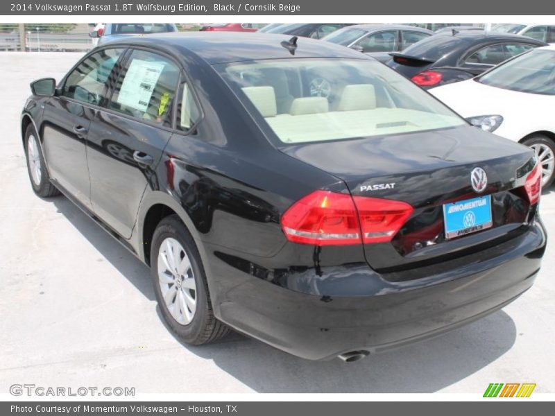 Black / Cornsilk Beige 2014 Volkswagen Passat 1.8T Wolfsburg Edition