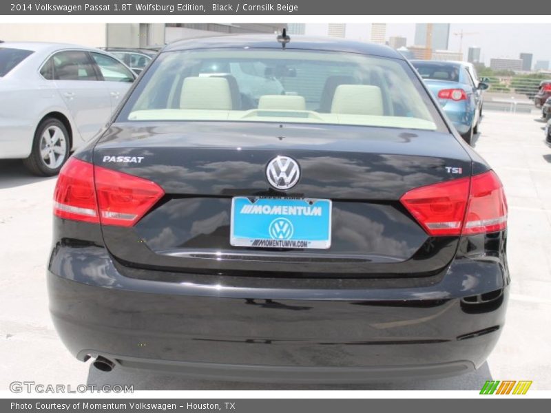 Black / Cornsilk Beige 2014 Volkswagen Passat 1.8T Wolfsburg Edition