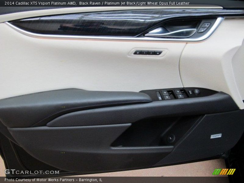 Black Raven / Platinum Jet Black/Light Wheat Opus Full Leather 2014 Cadillac XTS Vsport Platinum AWD
