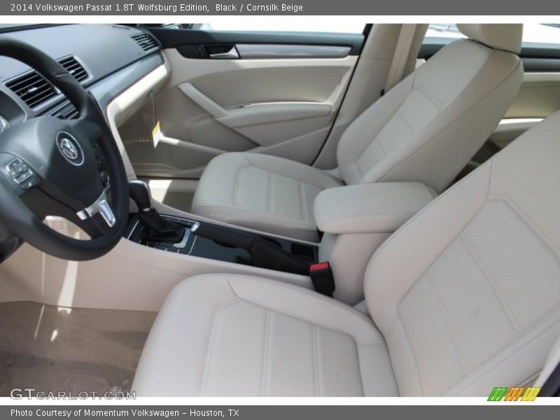 Black / Cornsilk Beige 2014 Volkswagen Passat 1.8T Wolfsburg Edition