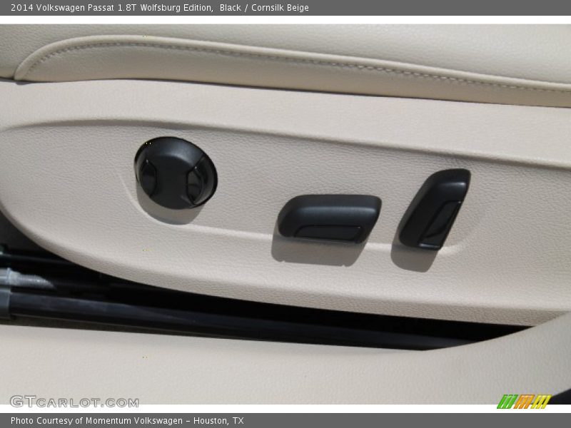 Black / Cornsilk Beige 2014 Volkswagen Passat 1.8T Wolfsburg Edition