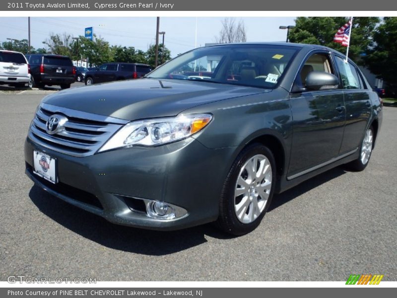 Cypress Green Pearl / Ivory 2011 Toyota Avalon Limited