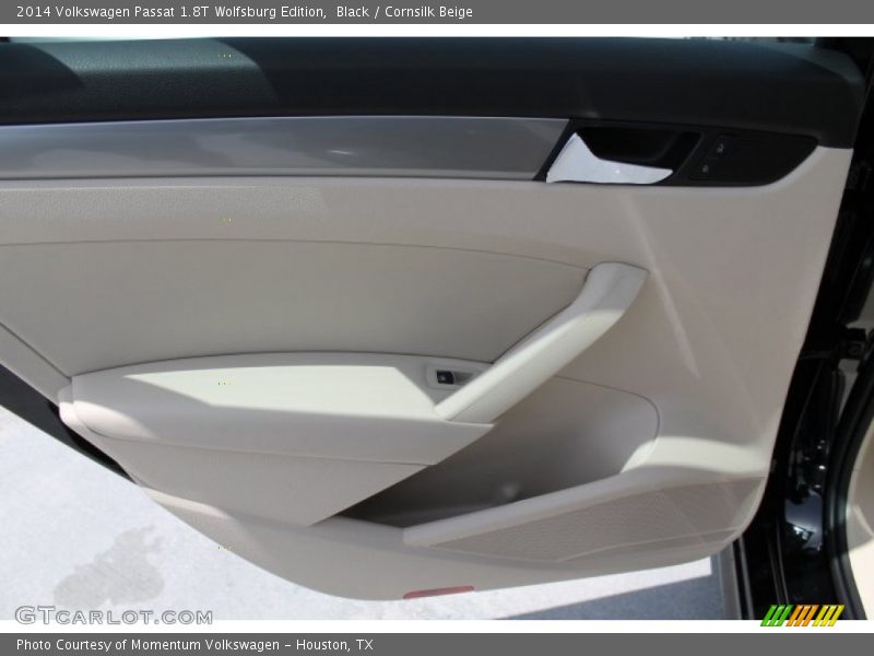 Black / Cornsilk Beige 2014 Volkswagen Passat 1.8T Wolfsburg Edition
