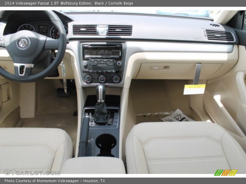 Black / Cornsilk Beige 2014 Volkswagen Passat 1.8T Wolfsburg Edition
