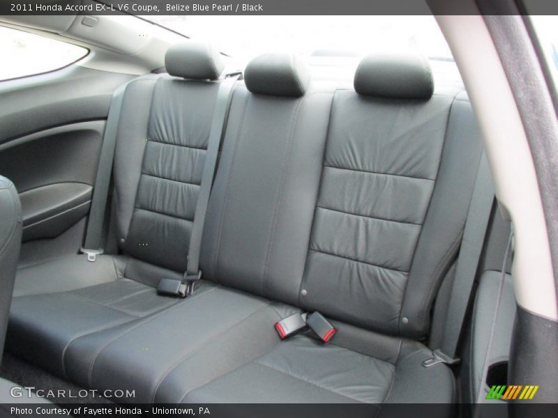 Rear Seat of 2011 Accord EX-L V6 Coupe