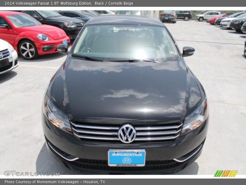 Black / Cornsilk Beige 2014 Volkswagen Passat 1.8T Wolfsburg Edition