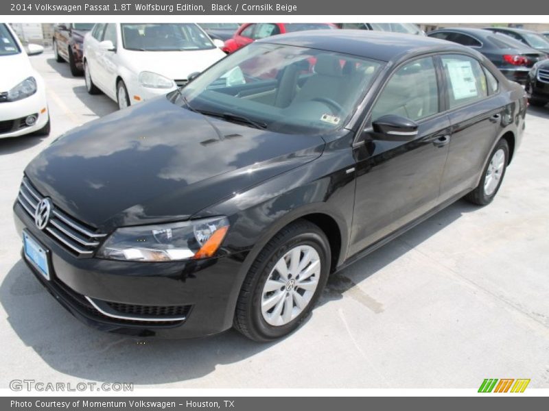 Black / Cornsilk Beige 2014 Volkswagen Passat 1.8T Wolfsburg Edition
