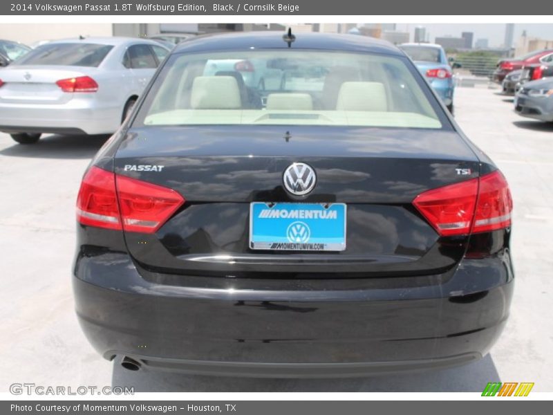 Black / Cornsilk Beige 2014 Volkswagen Passat 1.8T Wolfsburg Edition