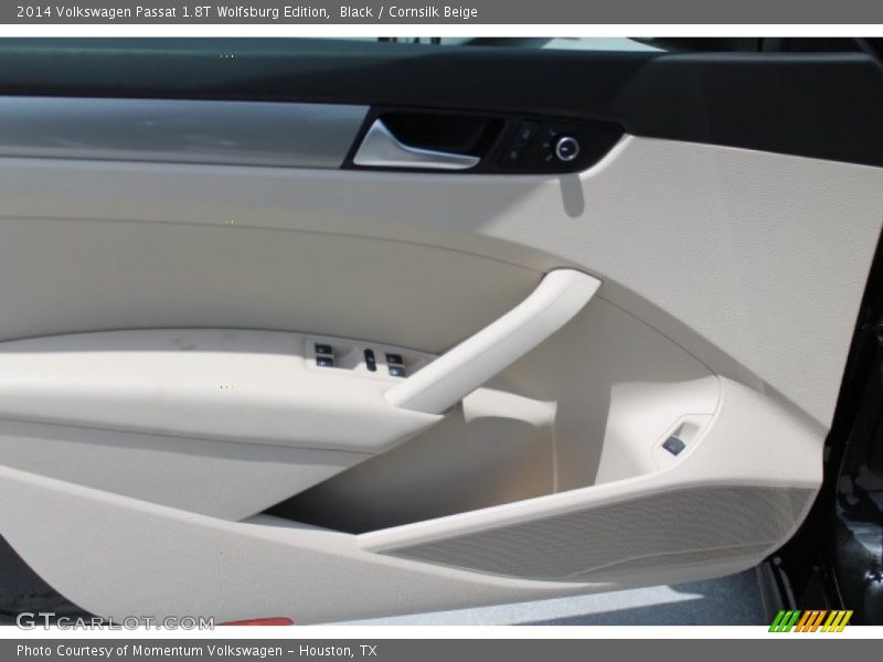 Black / Cornsilk Beige 2014 Volkswagen Passat 1.8T Wolfsburg Edition