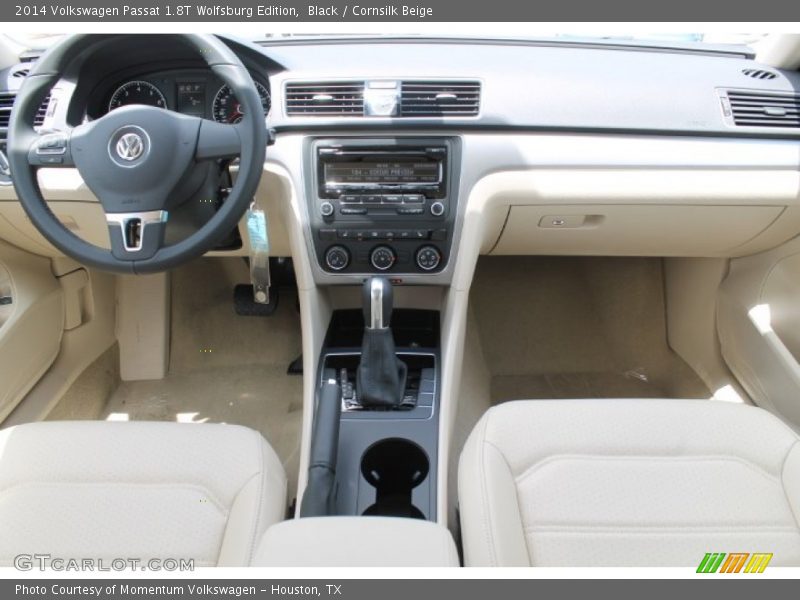 Black / Cornsilk Beige 2014 Volkswagen Passat 1.8T Wolfsburg Edition
