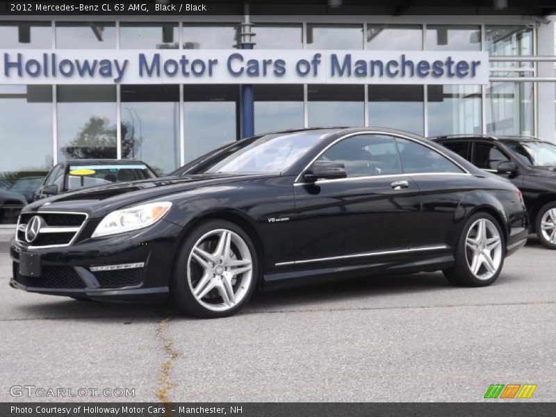 Black / Black 2012 Mercedes-Benz CL 63 AMG