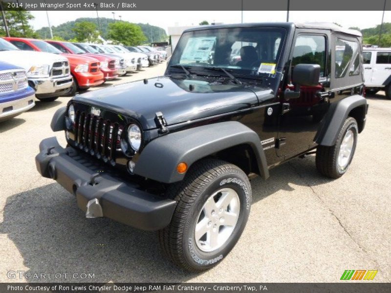 Black / Black 2014 Jeep Wrangler Sport 4x4