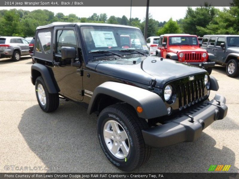 Black / Black 2014 Jeep Wrangler Sport 4x4