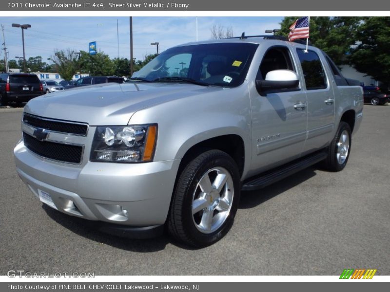 Sheer Silver Metallic / Ebony 2011 Chevrolet Avalanche LT 4x4