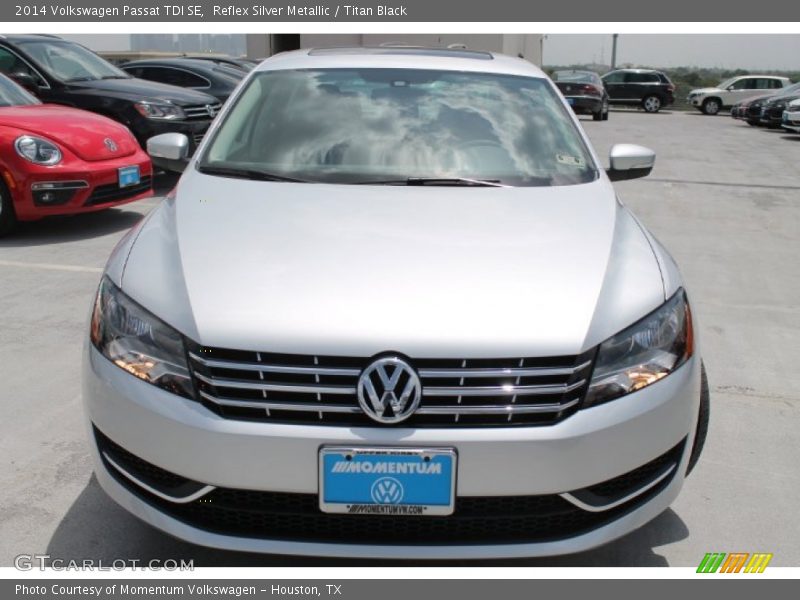 Reflex Silver Metallic / Titan Black 2014 Volkswagen Passat TDI SE