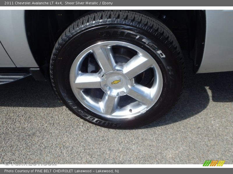 Sheer Silver Metallic / Ebony 2011 Chevrolet Avalanche LT 4x4