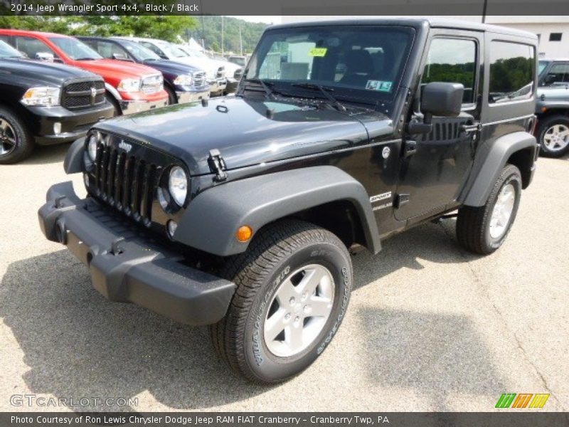 Black / Black 2014 Jeep Wrangler Sport 4x4